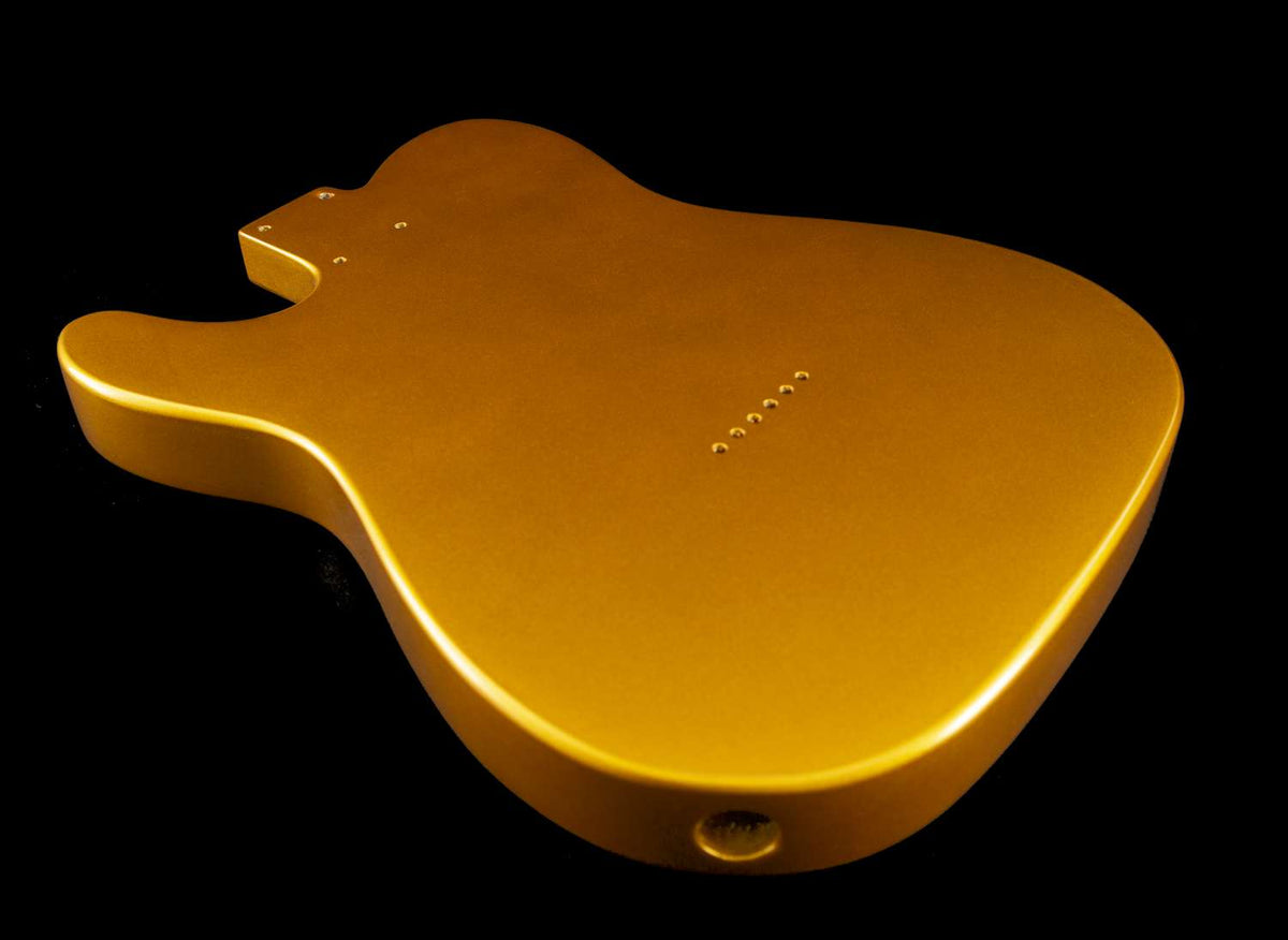 Tone Ninja Tele Alder Body, Gloss Poly Metallic Gold SportHiTech