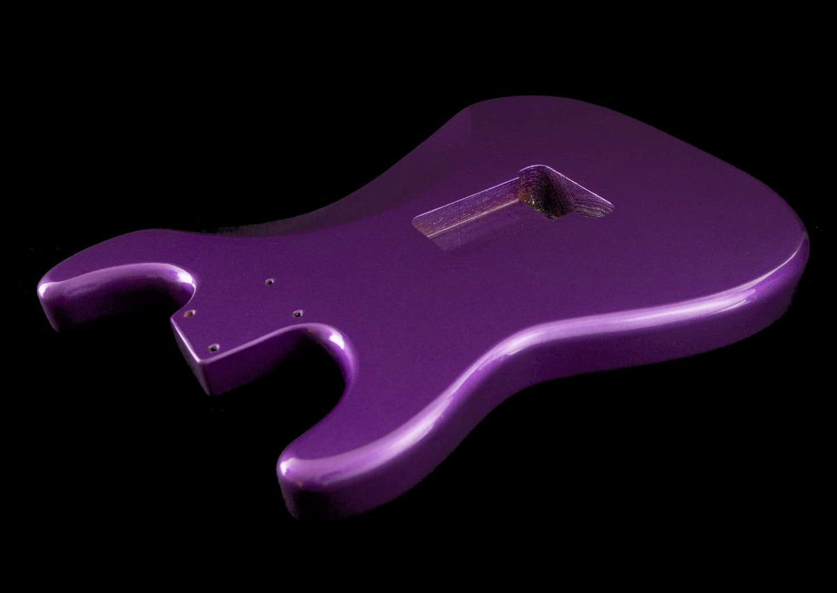 Tone Ninja Strat Roasted Ash Body, Gloss Poly Metallic Purple SportHiTech