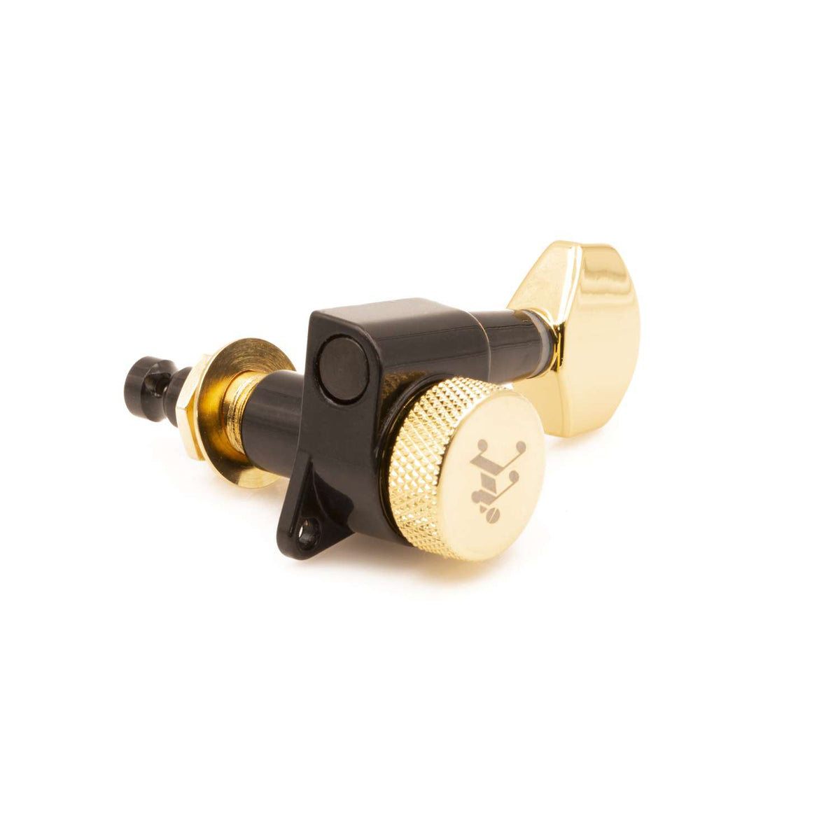 Tone Ninja 191 Locking Tuners, 6 Inline Baritone staggered set, Black