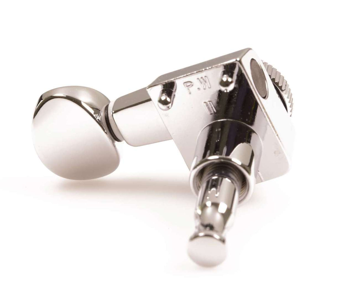 Fender Strat Tele 2 pin chrome locking tuners, Round button 0990818