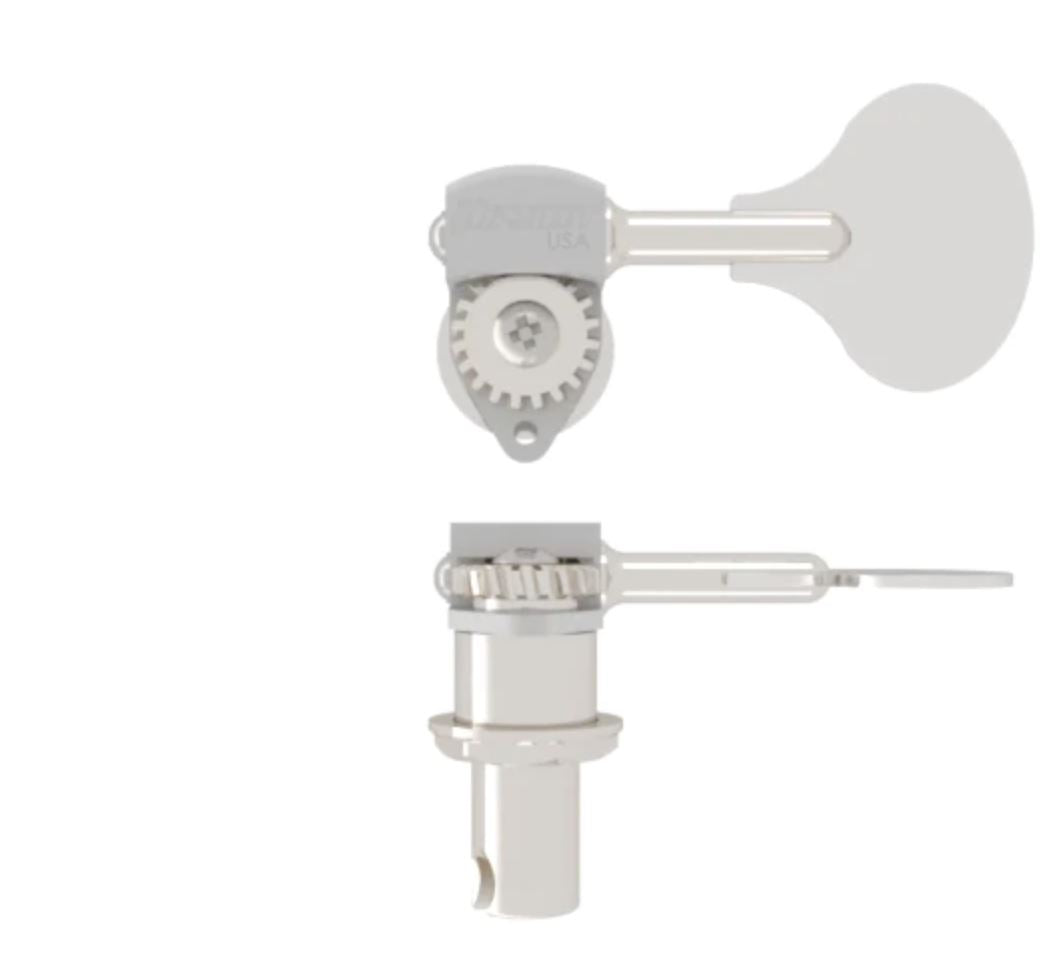 Hipshot Ultralite USA Single Tuner HB6L Lollipop key 1/2 Satin 