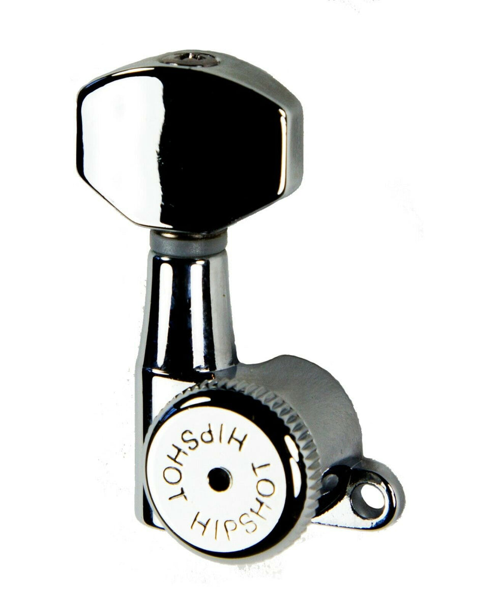 Hipshot 7 String 3x4 Enclosed Chrome Griplock Locking Tuners NEW hipshot-7-string-3x4-enclosed-chrome-griplock-locking-tuners-new
