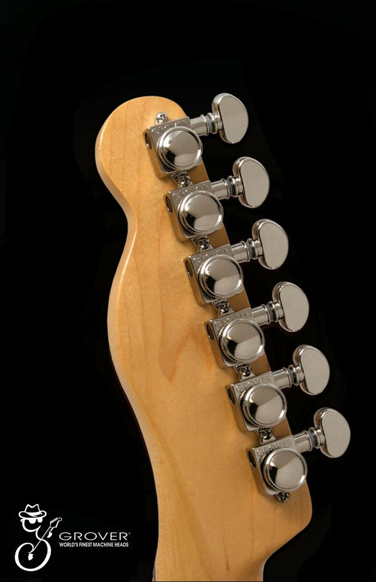 Genuine Grover 505FVC Roto-Grip Locking Vintage Fender 6 Inline