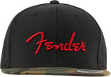 Fender Camo Flatbill Hat, Camo/Black, One size fits most 919-0119-000 | SportHiTech