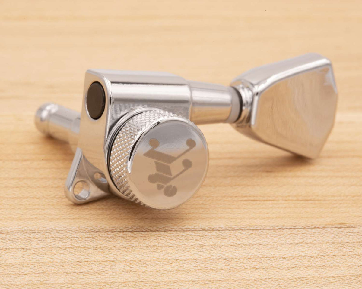 Tone Ninja Upgrade Tuner buttons set (6), Tulip style, Chrome | SportHiTech