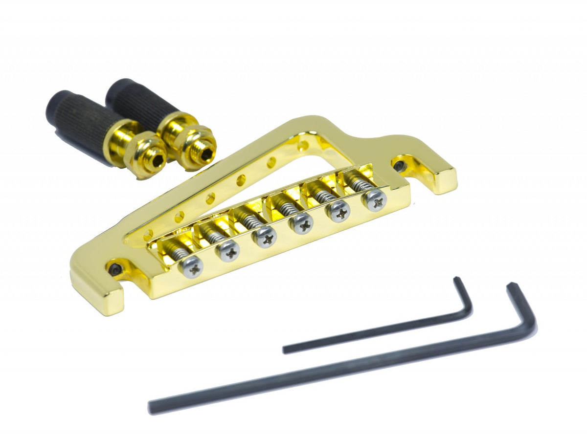 Hipshot Baby Grand 6 String Bridge - Gold| SportHiTech