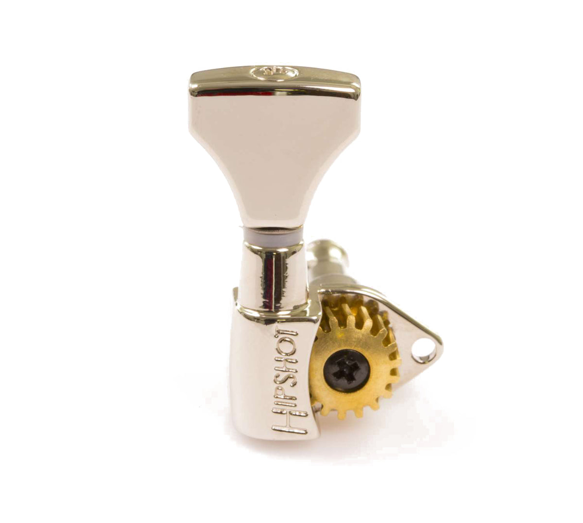 Hipshot Classic Nickel 6 Inline Staggered Open tuners with UMP 6K1GN0N