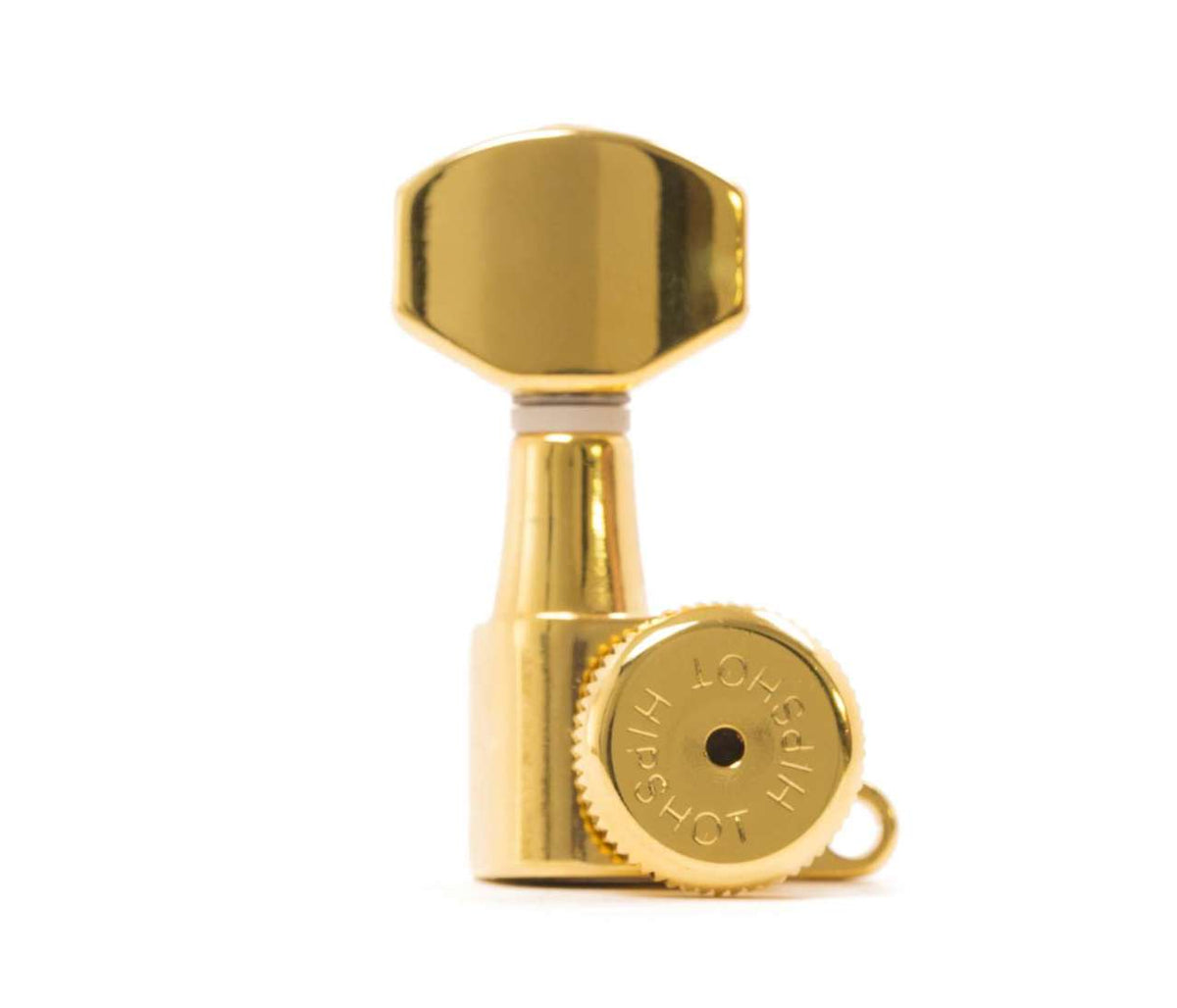 Hipshot Vintage 8.5mm Gold Non-Staggered Enclosed Grip-lock Tuner