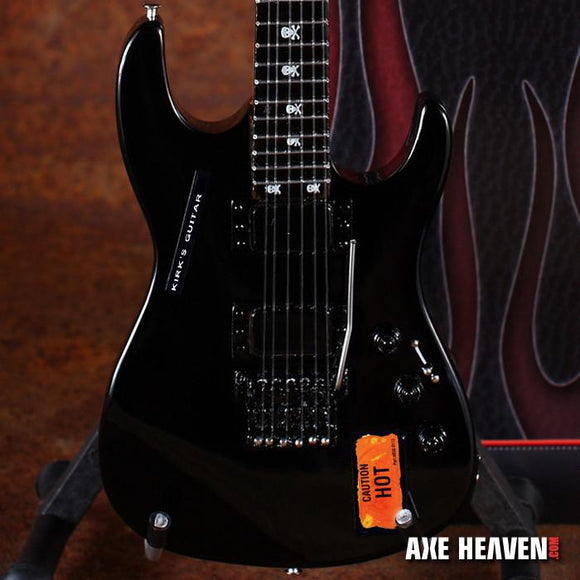 Axe Heaven Kirk Hammett Caution Hot 1/4 scale Miniature Collectible Guitar KH-049