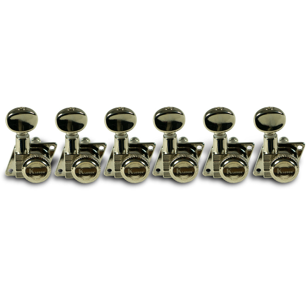 Kluson 6 In Line Locking Revolution Series F-Mount Tuning Machines