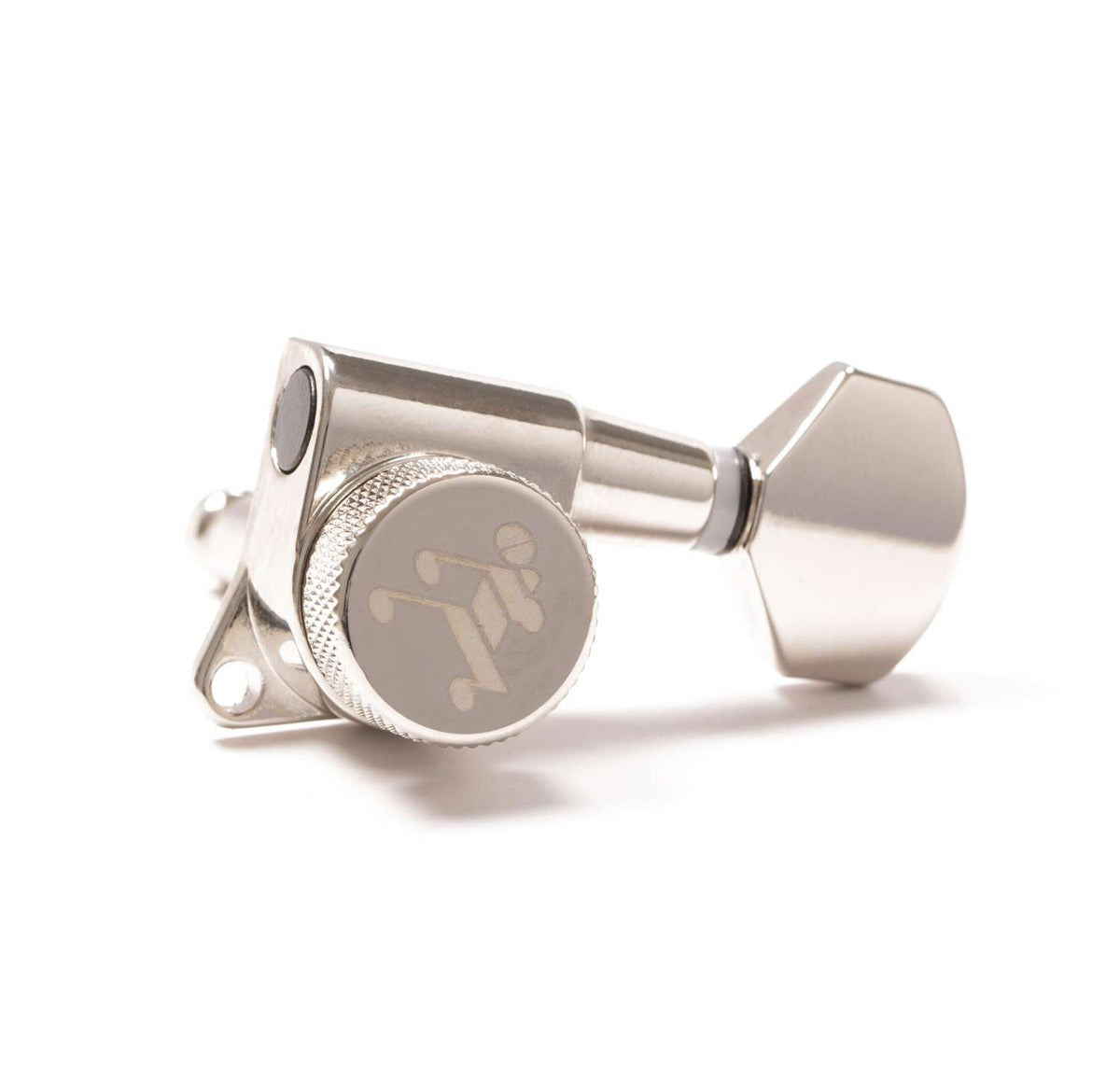 Tone Ninja 191 Locking Tuners, 6 Inline Baritone staggered set, Nickel