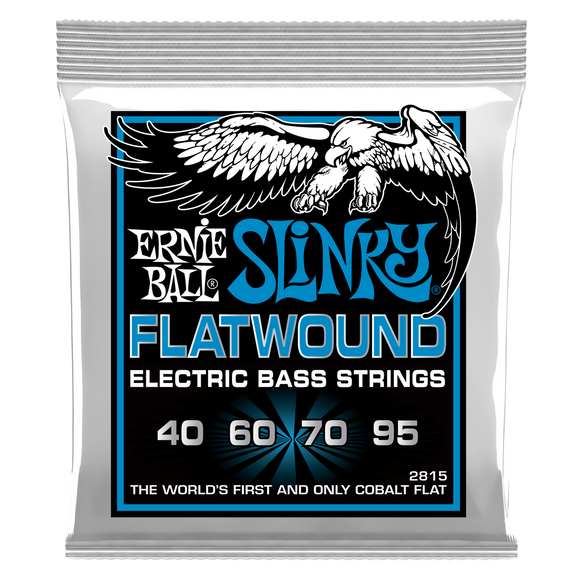 Ernie Ball Super Extra Flatwound Electric Bass Strings 40-95