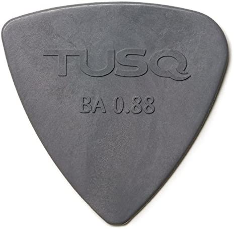 Graph Tech Tusq Picks Bi-Angle Shape 0.88mm Deep Tone Gray 48 pieces