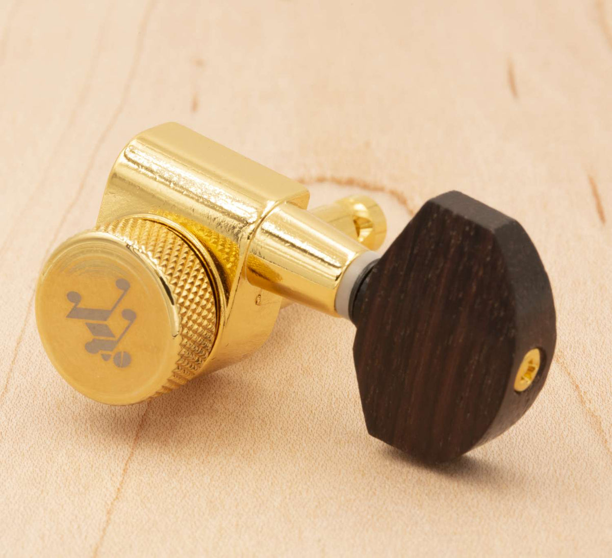 Tone Ninja Rosewood Large Tuner Buttons (6) fits Tone Ninja, Kluson