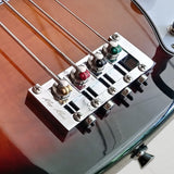 Genuine Ray Ross Bass Guitar Bridge (P-Bass, J-Bass, other 4-String) Chrome RRB4C