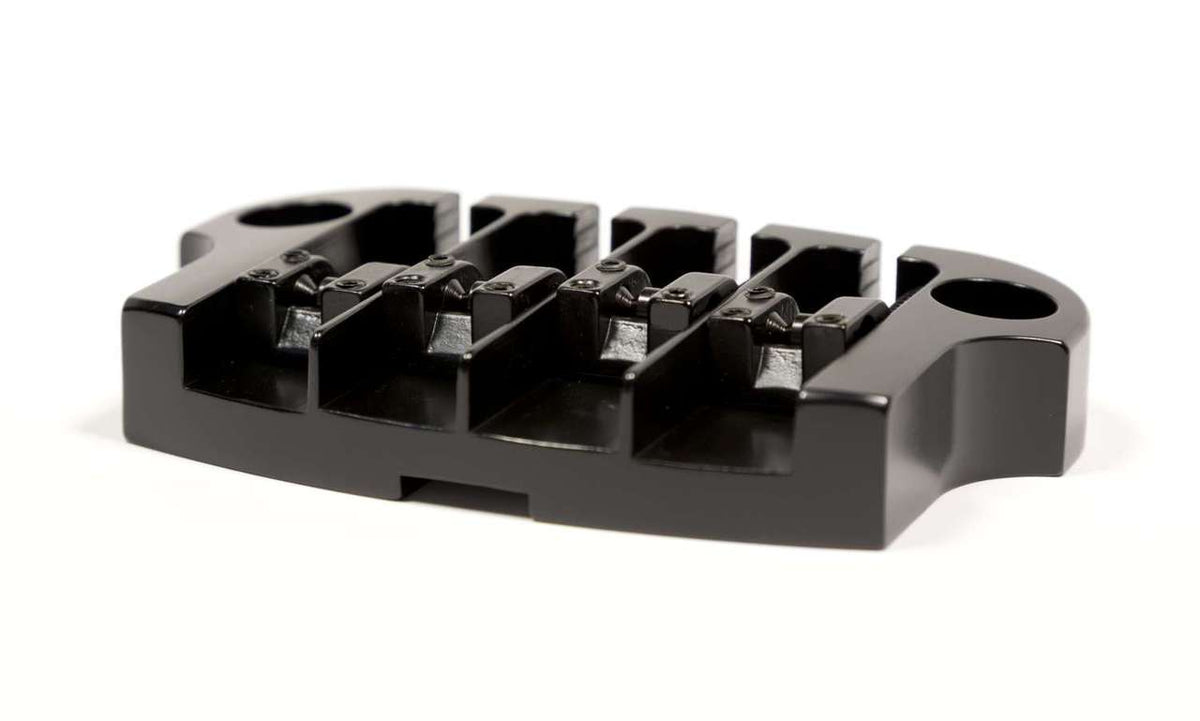 Hipshot Supertone 4-string Bass Bridge Gibson/Epi 3 point Black