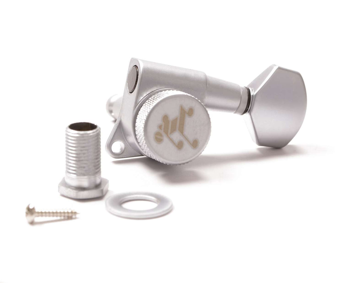Tone Ninja 19:1 Locking Tuners, 8 String 4x4 set, Satin Chrome