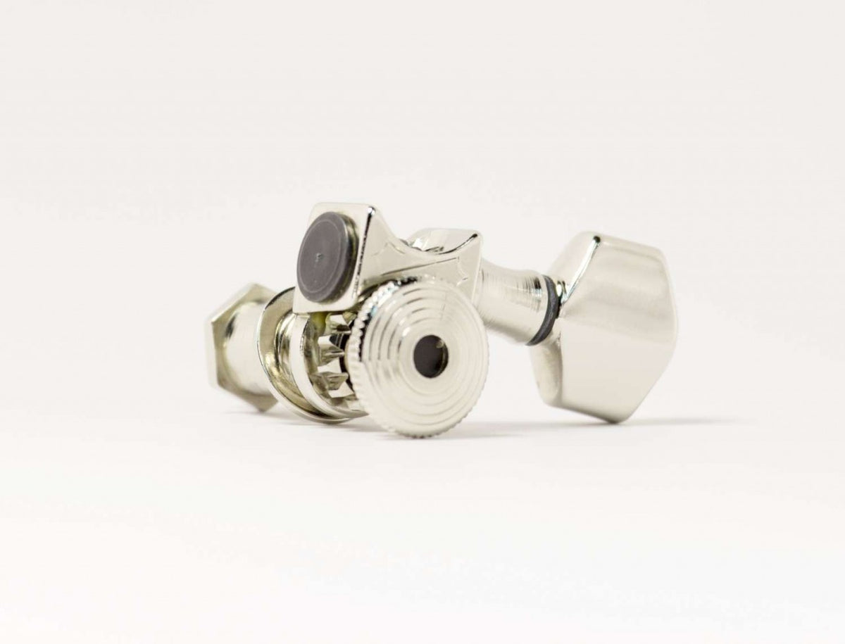 Sperzel Trim-Lok Open 6 in line Nickel locking tuner – SportHiTech