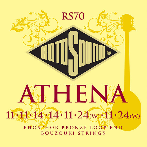 Rotosound Athena 8 String Bouzouki Phosphor Bronze set 11-30 RS70