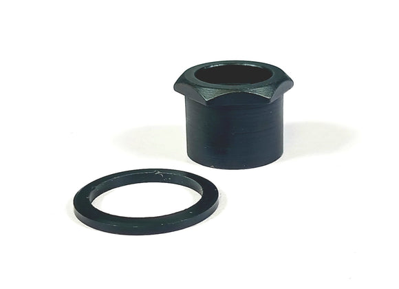 Genuine Hipshot Bass Tuner ADAPTER BUSHING BLACK - 1/2
