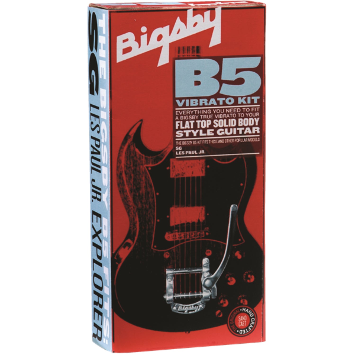 Bigsby Tailpiece B5 Vibrato Kit, Polished Aluminum (Red Box