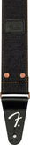 Genuine  Fender® x Wrangler® Riveted Denim Strap, Black, 099-0638-005