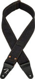 Genuine  Fender® x Wrangler® Riveted Denim Strap, Black, 099-0638-005