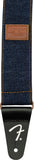 Genuine  Fender® x Wrangler® Denim Strap, Dark Indigo, 099-0638-013