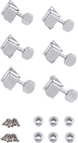 Genuine Fender 099-0822-100 6 inline chrome 'F' 70's Style tuners