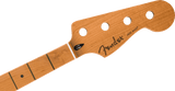 Fender Satin Roasted Maple Jazz Bass Neck, 20 Jumbo Frets, 12", Maple, Flat Oval Shape