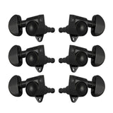 Grover 102-18BC Original Rotomatic 18:1 3x3 Tuners Black Chrome