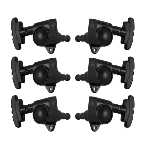 Grover 109BC Super Rotomatic Imperial 3x3 tuners, Black Chrome