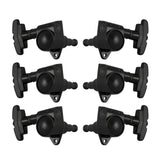 Grover 109BC Super Rotomatic Imperial 3x3 tuners, Black Chrome