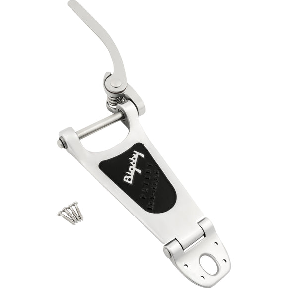 Bigsby Tailpiece B6, Polished Aluminum, Extra Short Hinge | SportHiTech