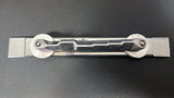 Bigsby Bridge Assembly - Compensated for Wound G String - Polished Aluminum