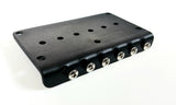 Genuine Hipshot Ibanez Flat Plate 6 String Upgrade Bridge Black 4IBF06B