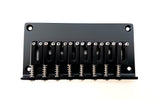 Genuine Hipshot Ibanez Flat Plate 8 String Upgrade Bridge Black 4IBF08B