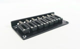 Hipshot Ibanez Flat Plate 7 String Upgrade Bridge Black 4IBF07B