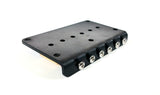 Genuine Hipshot Ibanez Flat Plate 6 String Upgrade Bridge Black & Gold 4IBF06G