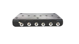 Genuine Hipshot Ibanez Flat Plate 6 String Upgrade Bridge Black & Gold 4IBF06G
