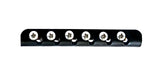 Genuine Hipshot Ibanez Flat Plate 6 String Upgrade Bridge Black & Gold 4IBF06G