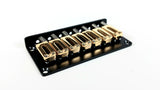 Hipshot Ibanez 7 String Flat Plate Upgrade Bridge Black & Gold 4IBF07G