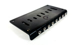 Genuine Hipshot Ibanez Flat Plate 8 String Upgrade Bridge Black/Gold 4IBF08G