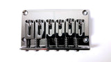Genuine Hipshot Ibanez Flat Plate 6 String Upgrade Bridge Stainless Steel 4IBF06SS