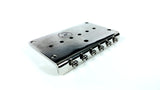 Genuine Hipshot Ibanez Flat Plate 6 String Upgrade Bridge Stainless Steel 4IBF06SS