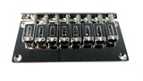 Genuine Hipshot Ibanez Flat Plate replacement Bridge 8 String Stainless Steel 4IBF08SS