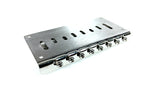Genuine Hipshot Ibanez Flat Plate replacement Bridge 8 String Stainless Steel 4IBF08SS