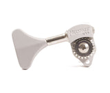 Hipshot Ultralite USA Tuner HB6Y Y Key 3/8 Satin Chrome - 5 String 2x3 Set