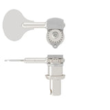 Hipshot Ultralite USA Single Tuner HB6L Lollipop 1/2 Satin Chrome - Treble Side