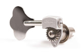 Hipshot Ultralite USA Tuner HB6C 1/2 Satin Chrome - 5 String 4x1 Set Auth Dealer